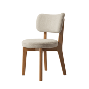 Wooden Home Furniture Leather Back Chair with Soft Cushion Kitchen Dining Restaurant Wood Dinner Chair