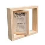 Wholesale Wooden Rotatable Suspended Standing Photo Frame Custom Wooden Photo Frame
