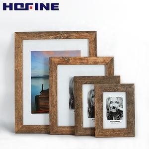 HOFINE Stock Top Selling with Best Price Photo Wood Picture Frame for Wall Decoration Wall Art Customizable Logo