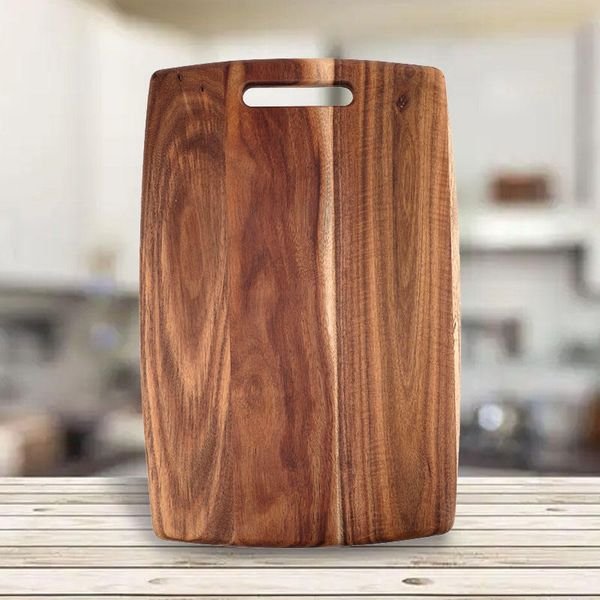 New Arrival Rectangle Acacia Wood Meat Cutting Boards Kitchen Wholesale