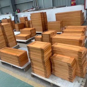 Factory manufactured Modern american style RTA soild wood maple Kitchen Cabinets with Solid Wood Panel