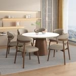 High Quality Wooden Home Furniture Wicker Back with Cushion Dining Kitchen Restaurant Chair