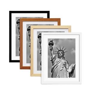 Wholesale Family Wall Decor Solid Wooden Frame A1,A3,A4,A5,4x6,5x7,8x10,11x14,16x20 Black White Poster Picture Wood Photo Frame