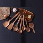 Kitchen Utensils Set in Teak Wood for Home Cooking for Malaysian Household Use