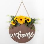 Christmas Wreath Welcome Plate Eco-Friendly Wood Wall Decoration Pendant Home Decor