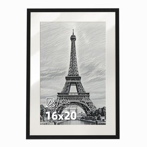 A2 A1 24*30 30*40 50*70cm Custom Size Poster with Frames MDF Wooden Photo Frame for Poster