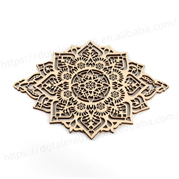 Tailai Mandala Wood Home Decor Morroca Indian Wall Art Boho Ethnic Housewarming Wall Hanging Sacred Decor