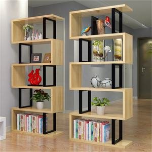 Wooden Bookshelf Multifunctional Bookshelf Showing Stand